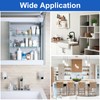uxcell 1Pcs Glass Shelf Brackets, Adjustable Glass Shelf Glass Clip,