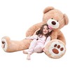 IKASA Giant Teddy Bear Plush Toy Stuffed Animals (Brown, 63