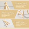 KEJJNYER 20 Pack 6" Wooden Art Easel Stand, Small Wood