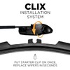 Clix Wipers - 28" Silicone Plus Embedded Rain Repellent Automotive