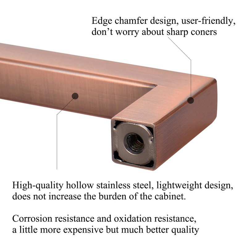 Aibeli 10 Pack Kitchen Cabinet Handles 8 Inch Hole Centers