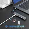 USB C HUB WALNEW USB-C Converter Adapter 7-in-1 USB Hub