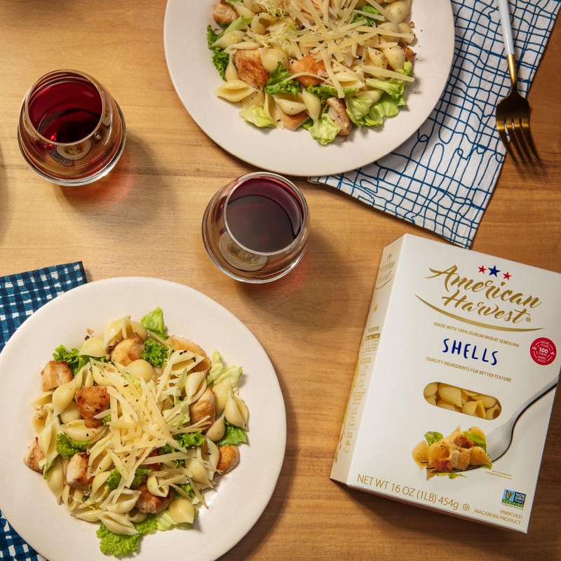 AMERICAN HARVEST, Shells, Pasta, Made in America with Premium Durum