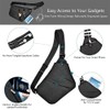 OSOCE Anti-Theft Waterproof Shoulder Backpack Sling Chest Crossbody Bag Cover