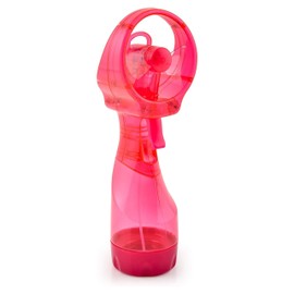 O2COOL O2COOL Deluxe Handheld Battery Powered Water Misting Fan (Raspberry)