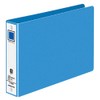 コクヨ リングファイル 色厚板紙表紙 2穴 B6横 220枚収容 青 フ-408B