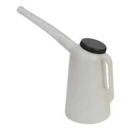Sealey Oil Container With Lid & Flexi-Spout 2Ltr