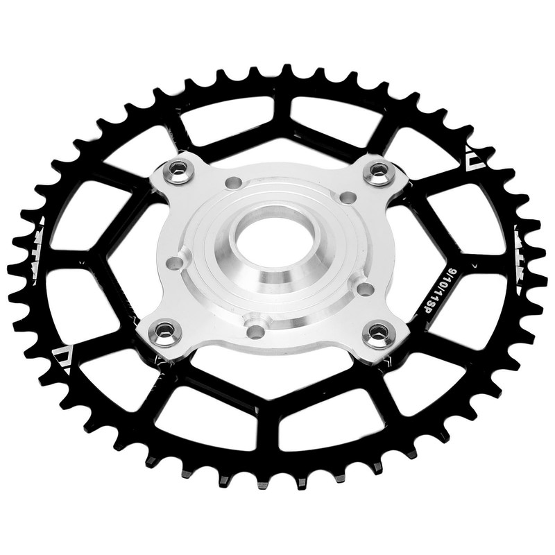 Aluminum Alloy 46T 104 BCD Chainring and Adapter Replacement for