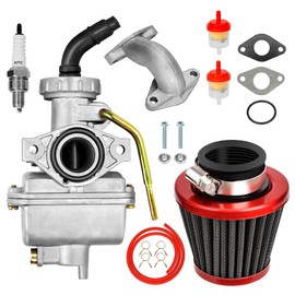 FVRITO FVRITO PZ20 Carburetor Kit for Tao tao Coolster 125cc 110cc 90cc 70cc 50cc Kazuma Baja Chinese ATV Quad 4 Wheeler SunL NST Roketa Loncin Lifan XR80 CRF70 4 Stroke Go Kart Pit Dirt Bike Parts