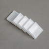 KOMBIUDA Transparent Silicone Hanger Grips 50 Pcs Non Slip Anti