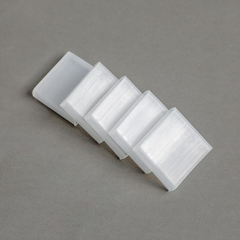 KOMBIUDA Transparent Silicone Hanger Grips 50 Pcs Non Slip Anti