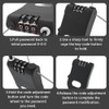 Dreneco Travel Cable Lock, 3 Digit Security Cable Padlock, Combination