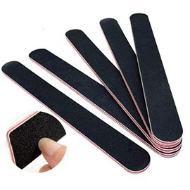 Maxzo 12 Pack Professional Nail Files Set,Double Sided Emery Board-Nail Buffer Files Kit 100/180 Grit