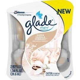 Glade Sheer Vanilla Embrace Glade® PlugIns® Scented Oil - 2 Refills (2 Pack)