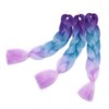 3 Pieces Colorful Jumbo Braiding Hair Extensions 3 Tone Ombre