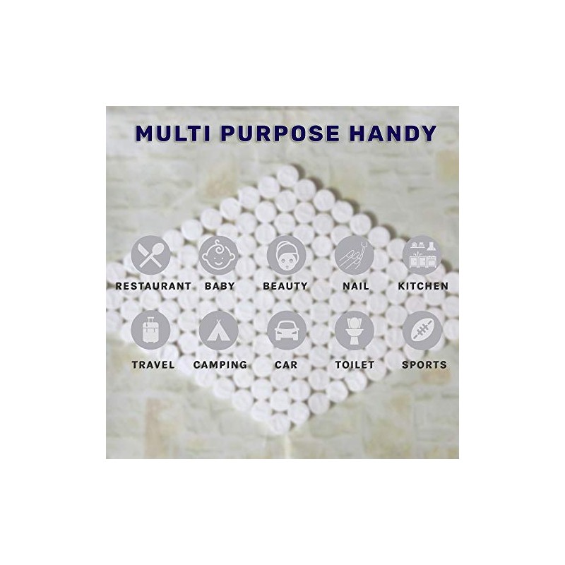 HealthGoodsAU - Compressed Disposable Towel Tissue Wipes | Coin Tissues