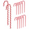 ABSOK 12 Pieces Plastic Candy Canes for Christmas Tree, Hanging