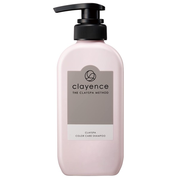 CLAYENCE DUO Sister Brand Clay Spa Color Care Shampoo, 10.1 fl oz (300 ml), Relaxing Fruity & Floral Scent, Hair and Skin Care, Damage Repair, Color Maintenance, Additive-Free