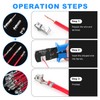 Yangoutool Micro Molex Crimper: 32-20AWG (0.03-0.52mm², 0.2-0.81mm), Compatible with Molex,