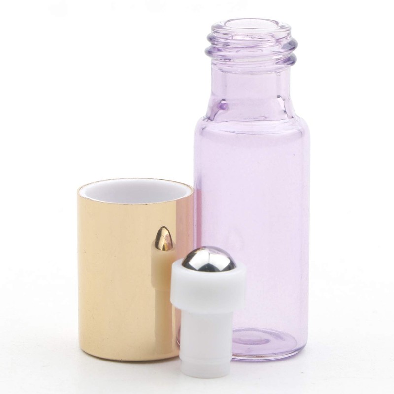 Kesell 5ml Essential Oil Roller Bottles Perfume Small Glass Bottles