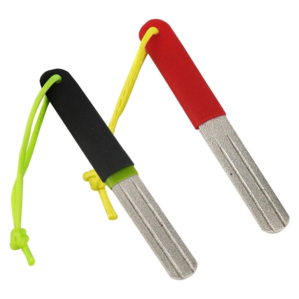 Nuqin Dart Sharpener,2Pcs V-Groove Darts Sharpener,Double Sided Dart Repointing Tool