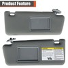 labwork Gray Sun Visor Left and Right Replacement for Toyota