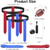 Flag Football Belts Set, 14 Player Adjustable Flags with 42