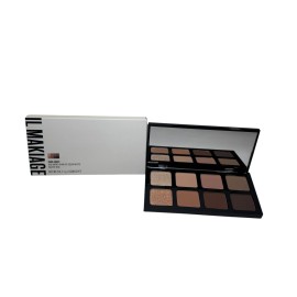 Il Makiage Shade Addict Eyeshadow Palette High Impact 8-Pan Neutral Colors