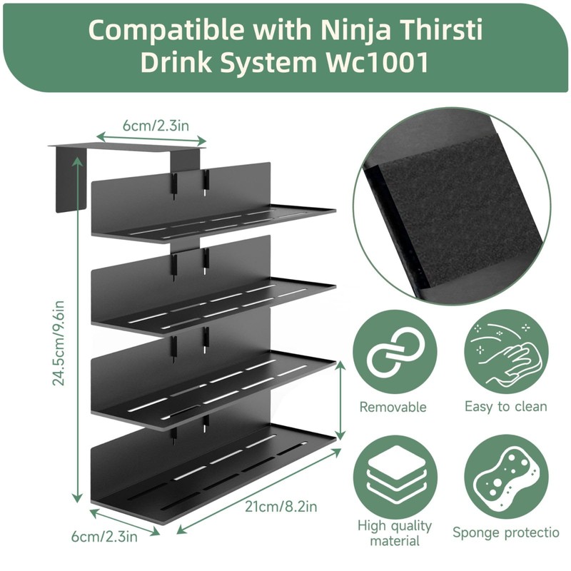 Flavor Pods Holder for Ninja Thirsti WC1001 Soda Maker, 20-Capacity