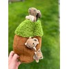 Glow Pups Squirrel in Tree Hide and Seek Plush Squirrel