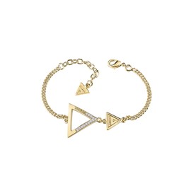 Ladies Guess Gold Plated Iconic 3Angles Bracelet UBB83064-L