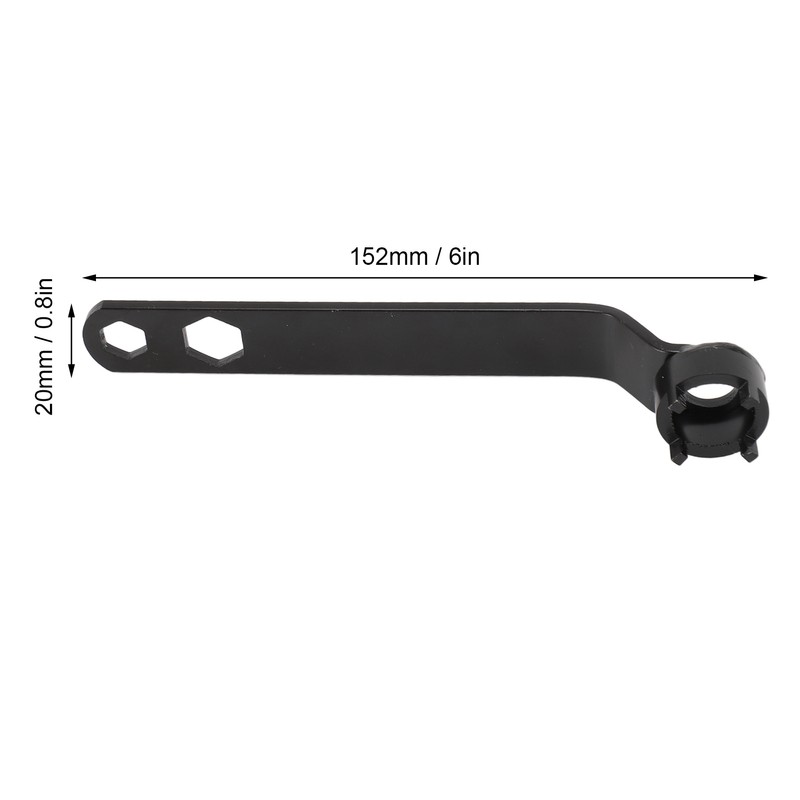 4 Claw Angle Grinder Wrench Nickel Cr Steel Adjustable Spanner
