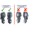 YAMAHA Outboard Deluxe F150A 4-Stroke 150 Pre-2014 Motor Cover MAR-MTRCV-1C-1
