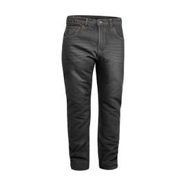 GREAT BIKERS GEAR - Mens Motorcycle Protective Jeans Reinforced with Aramid Lining Fabric Free CE Protectors Trousers Biker Motorbike Rider Moto Black