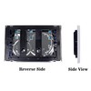 Flush Actuator Plate Compatible with 115.770.46.6, Mirror Surface Wall Mount
