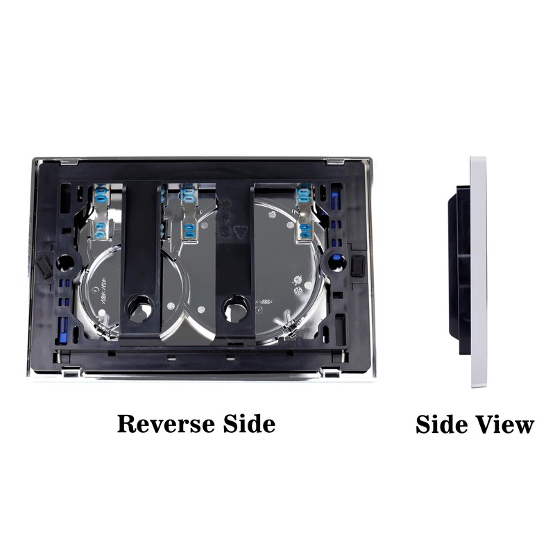 Flush Actuator Plate Compatible with 115.770.46.6, Mirror Surface Wall Mount