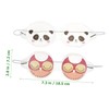 Healeved 3pcs Animal Cold Compress Eye Patch Light-blocking Eye Protection