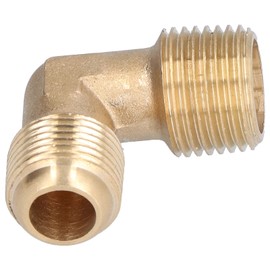Brass Pipe Fittings, Air Compressor Elbow Quick Easy Installation for Compressor Air Pump for Pneumatic Accessories