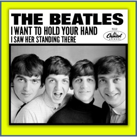 The Beatles- I Want To Hold Your Hand  45 Picture Sleeve #1- Record Not Included