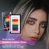 Beauty7 Colored Lash Extensions Rainbow Lashes Classice Lashes 12 Colors