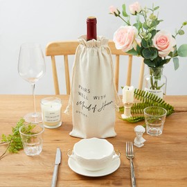 RF&CM Bridal Party Gifts,Bridal Shower Favors,Matron of Honor Gift,Pairs Well with Maid of Honor Duties,Bridesmaid Proposal, Bridesmaid Duties, Bridesmaid Gift,Bridal Shower Gift-Cotton Drawstring