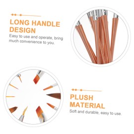 FOMIYES 10pcs Nail Art Brush Set Smudge Pen Nail Art Painting Tool Portable for Women