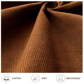 1.5 Yard Baby Corduroy,100% Cotton Fabric by The Yard in Solid Color,57 Inches Wide,Soft Embroidery Quilting Material for Sewing Material Apparel Cloth,Khaki Color