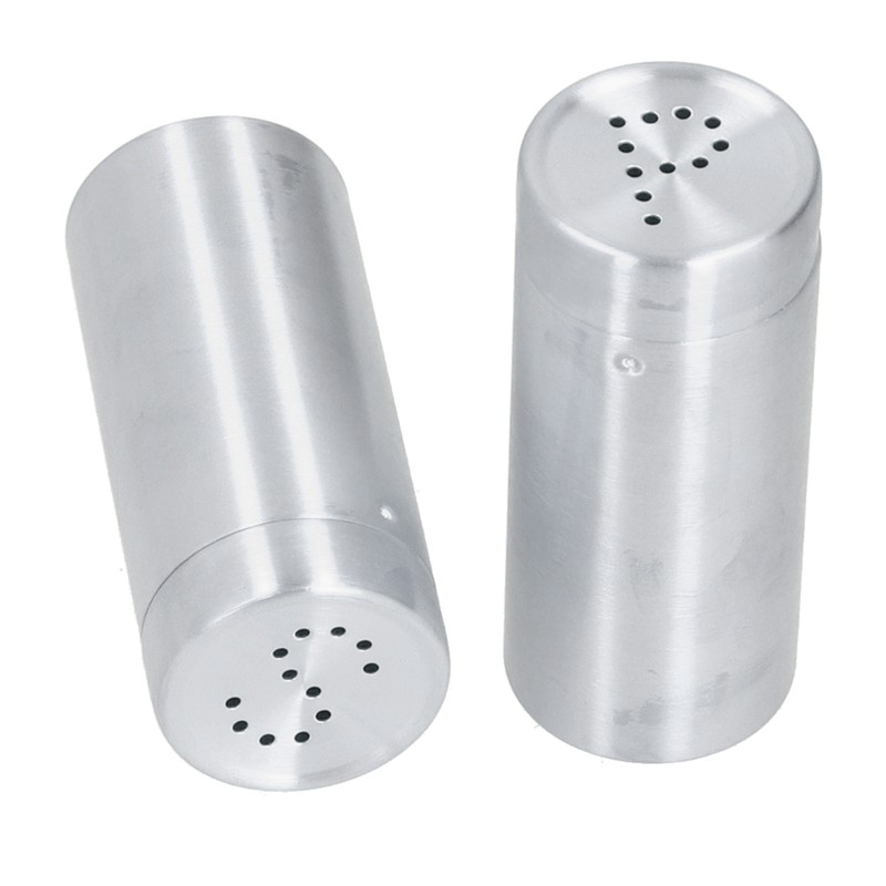 2pcs Spice Jar Stainless Steel Seasoning Bottle Salt and Pepper