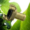 Garden Watering Solid Brass geka Style hosepipe Claw Fittings/connectors (Pack