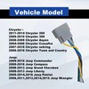 Radio Wiring Harness Antenna Adapter Connector Compatible with 2006-2016 Dodge,