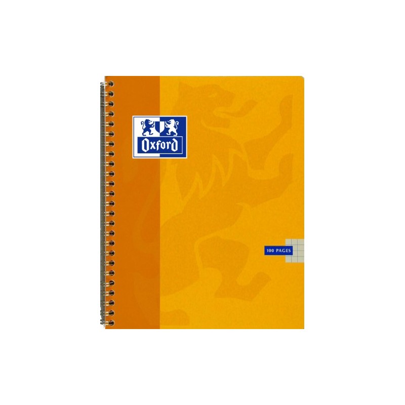 Oxford 100103804 Spiral Book 170 x 220 mm Squared 50