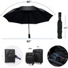 SIEPASA Inverted Umbrella, Large Windproof Compact Umbrellas for Rain &