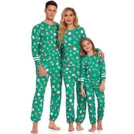 Ekouaer Sweatsuits Womens Loungewear Set Tracksuit Long Sleeve Pajamas Set with Pockets 2 Piece Outfits Lounge Sets Christmas Green X-Large