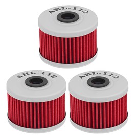 AHL 112 Filtro de aceite para Honda crf250l CRF250 L 250 2013 – 2015 (Pack de 3)